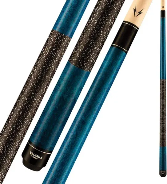  Valhalla 100 Series with Irish Linen Wrap 2 Piece 58” Pool Cue 19oz Black