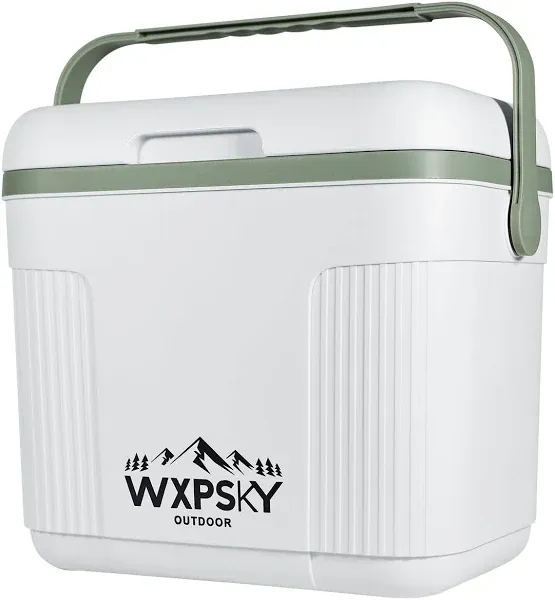 WXPSKY Small Cooler Hard Shell, 11 Qt Portable Rotomolded Cooler with Handle,...