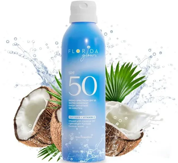 Florida Glow Reef-Friendly Broad Spectrum Sunscreen Spray