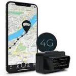 Salind GPS - Salind 08 4G - Mini GPS Tracker for Cars, Lorries, Vehicles - Connection Via OBD2 - UK & Worldwide Real Time Tracking, Safe Area, Route