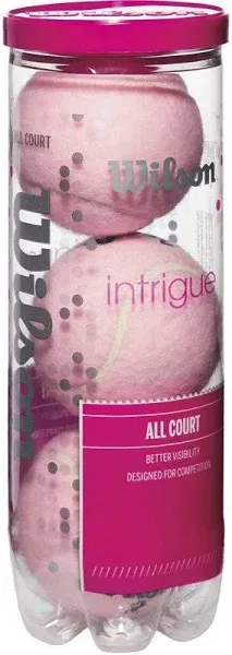 Wilson Intrigue All Court Tennis Balls 3-Pack