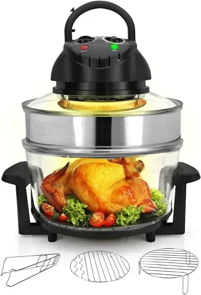 Versatile 18QT Convection Countertop Oven - Speedy Cooking &amp; Healthy Meals