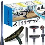 VACEXT Universal Horsehair Vacuum Attachments Kit 2: Soft Horsehair Dust Brush for Hardwood Floor - Replacement Vacuum Attachment Accessories