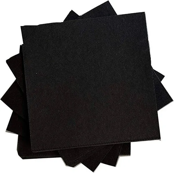 250 Pack Black Medium Cutaway Backing Squares Embroidery Stabilizier