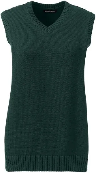 Lands' End Women's Cotton Modal Sweater Vest