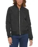 Levi's Diamond Quilted Bomber Jacket - Black