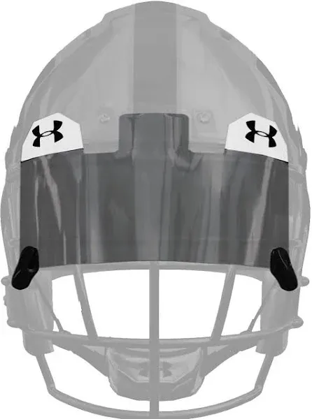 Under Armour Adult  Football Helmet Visor Eye Shield - Clear in Box w/decals