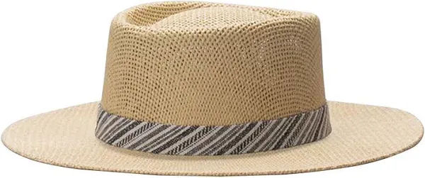 Men&#039;S Straw Fedora and Panama Hat