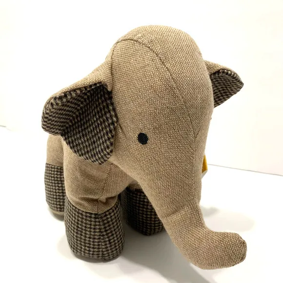 Elements Decorative Elephant Door Stopper, Brown