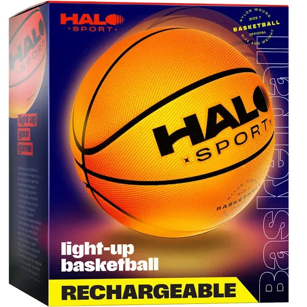 Rechargeable Light Up Basketball Ball - Glow in The Dark Basketball Accessories - Cool Birthday Gifts for 7 8 9 10 11 12 13 Year Old Boys - Outdoor Gear Toys Age 8-10 8-12 10-12 - Teen Boy Gift