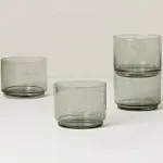 Lenox Tuscany Classics Set of 4 Smoke Short Stackable Glasses