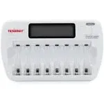 Tenergy TN162 8-Bay AA AAA NiMH NiCd Smart LCD Battery Charger