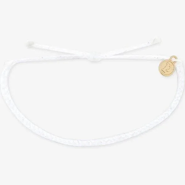 Pura Vida Braided Bracelet - White