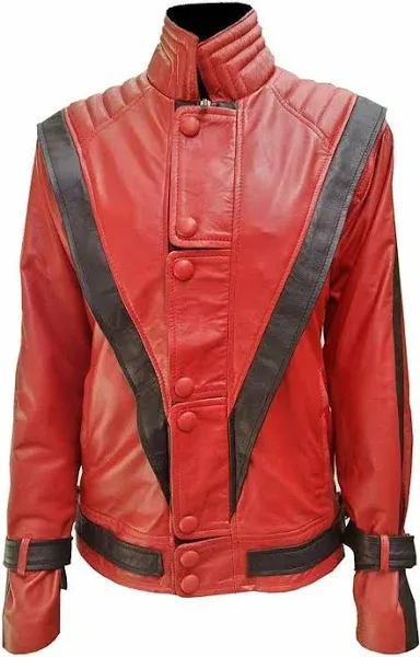 Thrilled by the Song - Red & Black Cosplay Jacket - FAUX Leather - Singer Cosplay