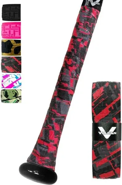 Vulcan Red Sizzle 1.00mm Bat Grip