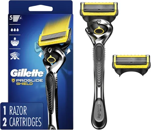 Gillette ProGlide Shield Men's Razor Handle + Blade Refills