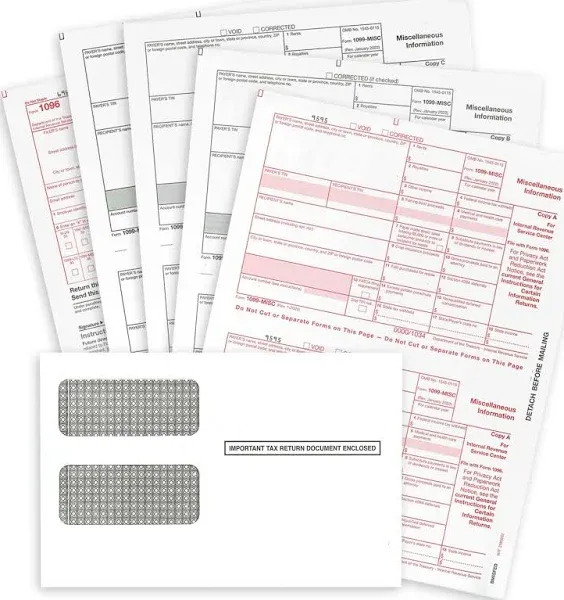 1099 Misc Forms for QuickBooks and Other