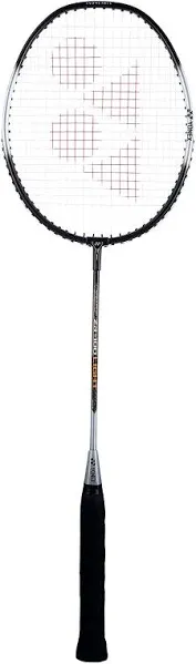 YONEX ZR 100 Light Aluminium Strung Badminton Racket with Full Racket Cover (Dark Charcoal) | for Beginners | 95 Grams