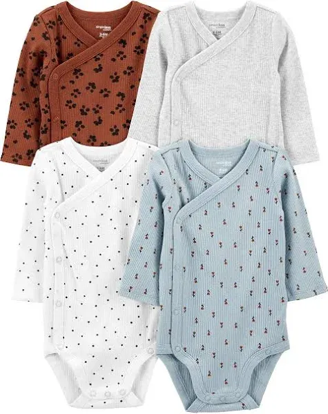 Simple Joys by Carter's unisex-baby 4-pack Side Snap Bodysuit