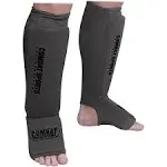 Combat Sports Washable MMA Elastic Cloth Shin &amp; Instep Padded Guards