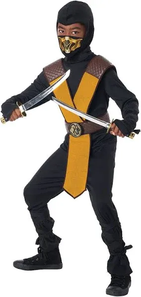 California Costumes, Dragon Master Ninja - Yellow, Child