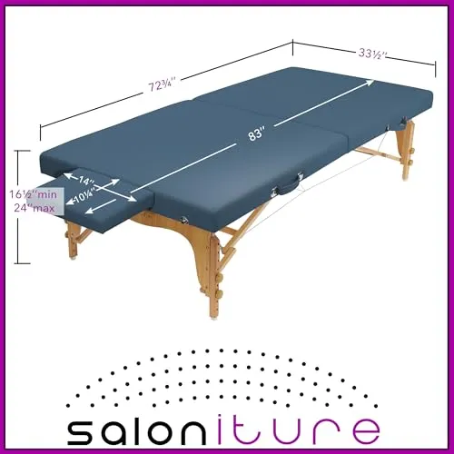 Saloniture Portable Physical Therapy Massage Table