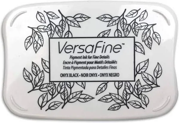 Versafine Pigment Ink Pad Onyx Black