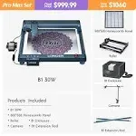 Longer Laser B1 30W Engraving Machine Bundle - LONGER