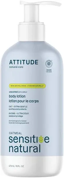 ATTITUDE Sensitive Skin Natural Body Lotion