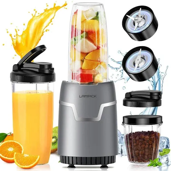 LAMPICK Smoothie Blender, 1100W Personal Blender for Shakes and Smoothies, Bl...