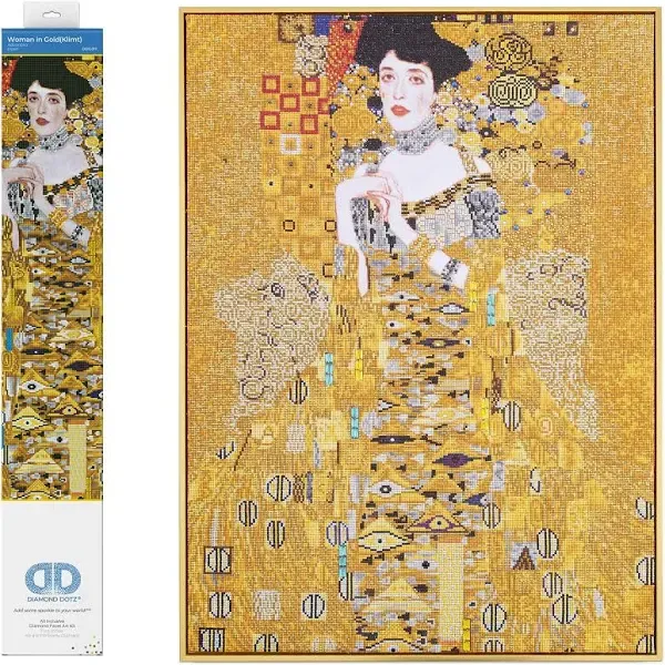 Diamond Dotz Woman in Gold Diamond Painting Kit