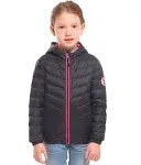 Rokka&Rolla Girls' Ultra-Light Down Jacket Packable Puffer Coat-Rich Black, Size 8