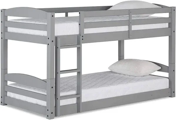 DHP Sierra Twin-over-Twin Convertible Floor Bunk Bed