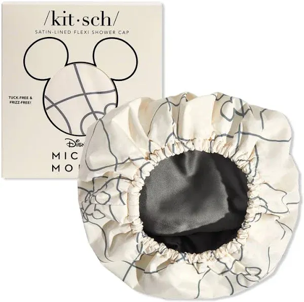 Mickey and Minnie Satin Lined Flexi Shower Cap