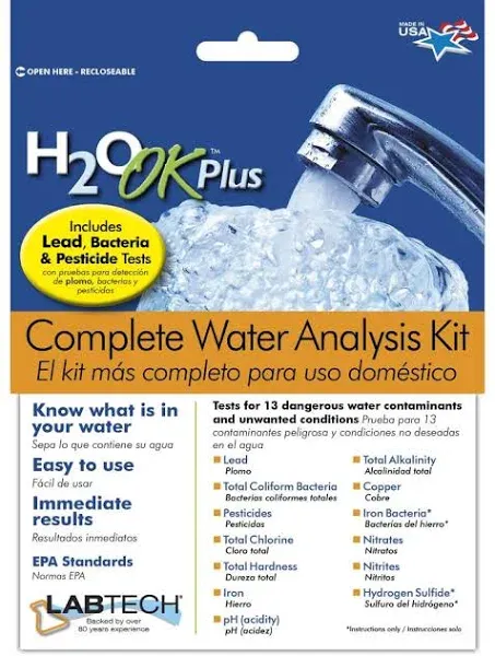 H2O OK Plus Complete Water Analysis Kit