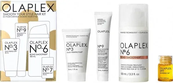 Olaplex Smooth Your Style Hair Kit (Olaplex No. 3, No. 9, No. 6, No. 7) New Box