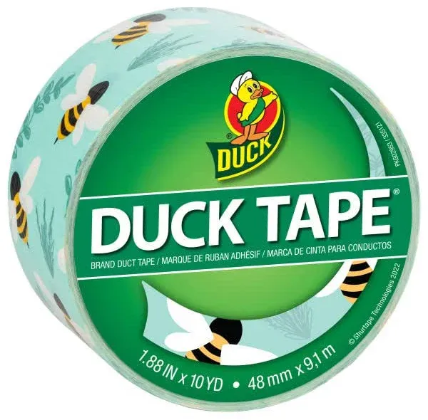 Duck Tape® Brand Duct Tape - Botanical Bees 1.88 in. x 10 yd.