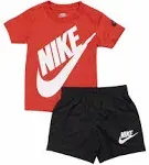 Nike Boys' Boys 4-7 Futura Shorts Set - Red/Black - 6