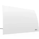 Mohu - Arc Indoor Curved HDTV Antenna 40-Mile Range - White