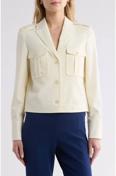 Theory Women's Boxy Military Wool-Blend Jacket