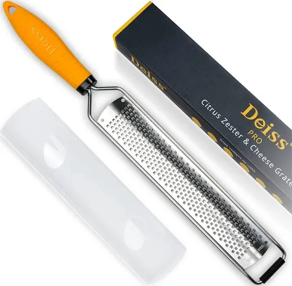 Citrus Zester &amp; Cheese Grater Parmesan Cheese Lemon,Ginger Stainless Steel Blade