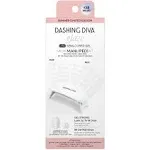 Dashing Diva Glaze Mani Pedi Kit​ - The Rice Milk Glaze - Comes with LED Nail Lamp - Long Lasting, Semicured Gel Nail Strips for Toes & Hands