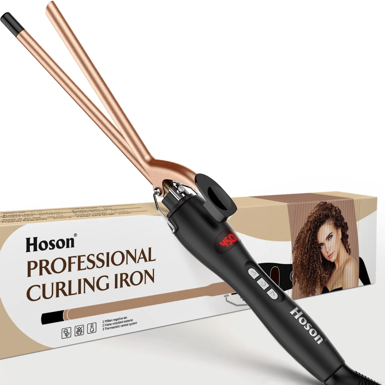 Hoson 9mm Thin Curling Iron