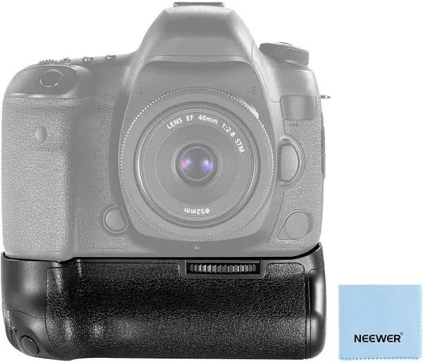 Neewer Replacement Battery Grip for BG-E20, Multi-Button Operation Grip Compatible with LP-E6 LP-E6N Batteries, Suitable for EOS 5D Mark IV