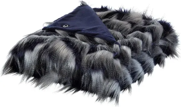 Cozy Tyme Caron Faux Feather Fur Throw Blanket