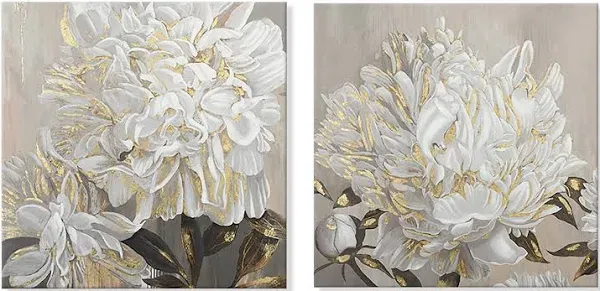 Goldfoilart Floral Wall Art