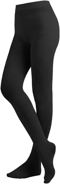 EMEM Apparel Women's Solid Colored Opaque Microfiber Footed Tights