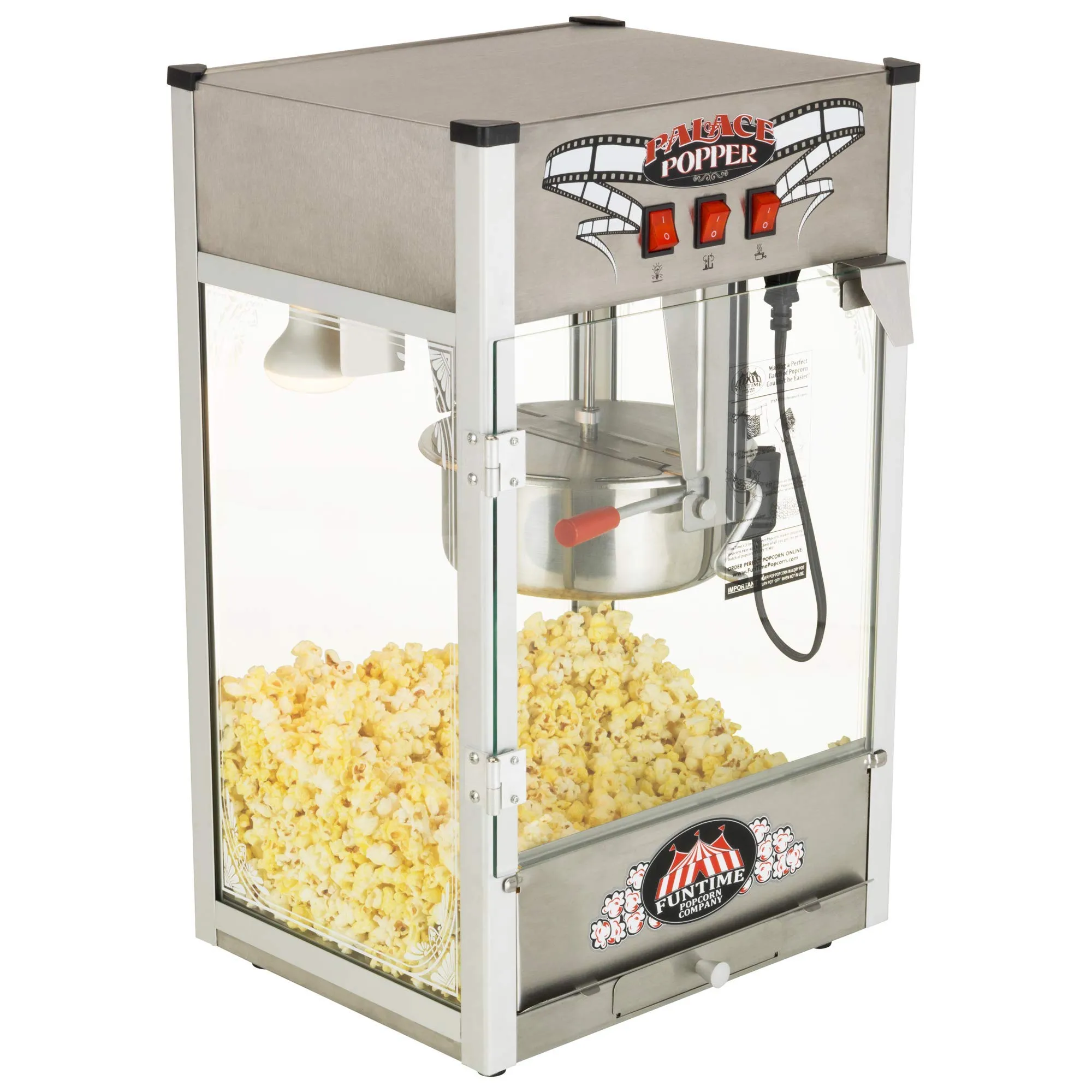 Funtime Palace Popcorn Popper FT824PP-SK