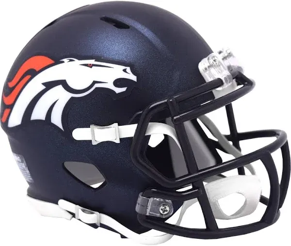 DENVER BRONCOS NFL Riddell SPEED Mini Football Helmet