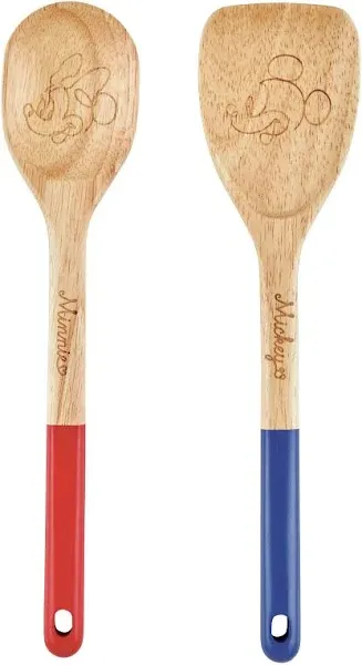 Disney Home Bon Voyage Wooden Spoon and Turner Set